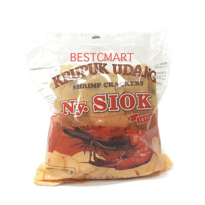 

Ny. Siok Krupuk Udang (Shrimp Crackers) Lembar 500 Gr
