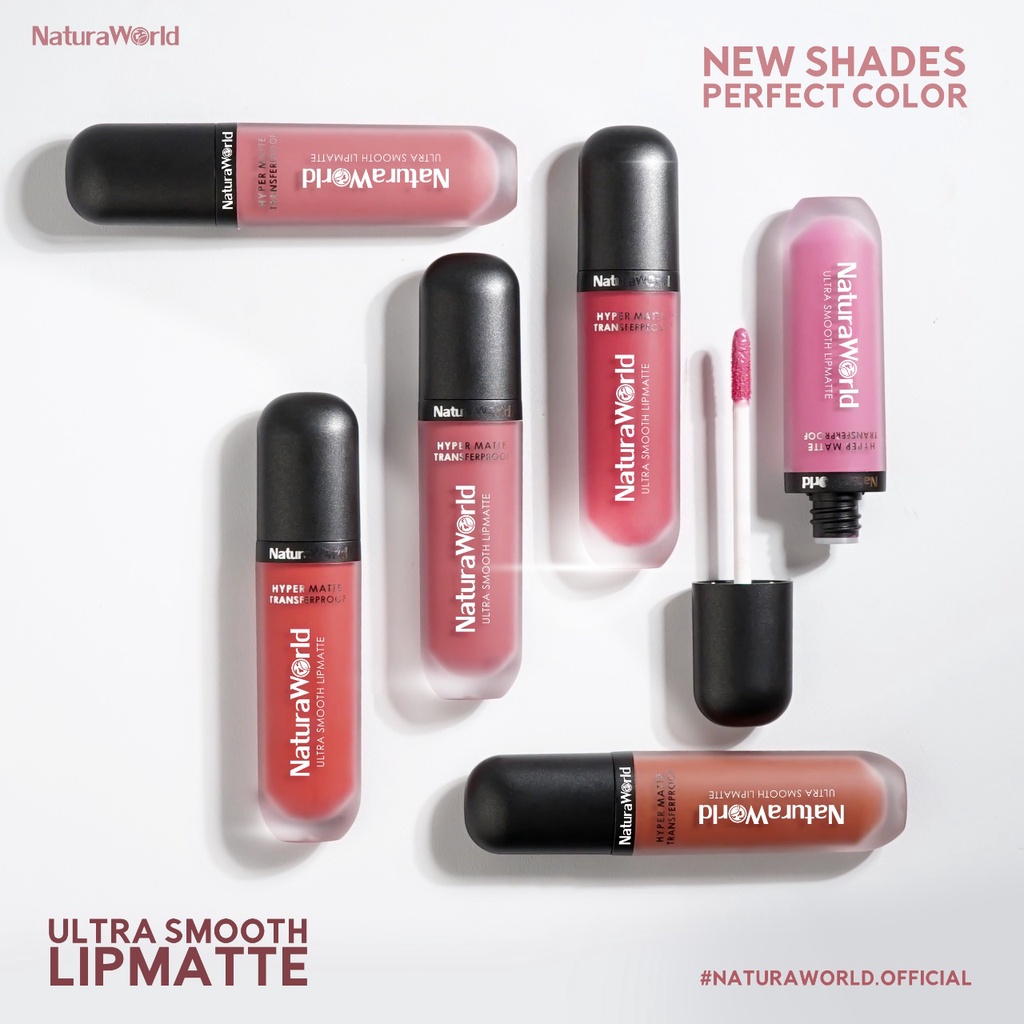 Lipmatte Naturaworld Tahan 16 Jam Lipmate Natura Ready 6 Pilihan Warna Matte Lipmatt Natura World 10