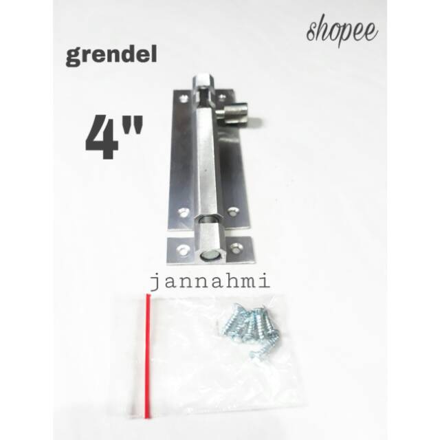 Slot Grendel 4&quot; tebal