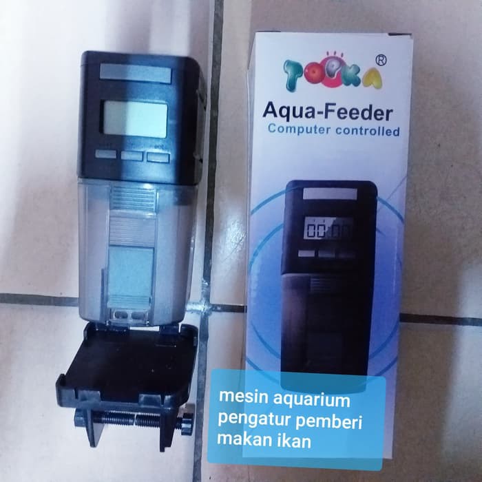 Aqua Feeder TOPKA Pakan Ikan Otomatis Food Timer Digital 24 Jam