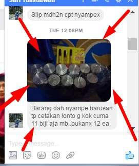 Cetakan Lontong P= 15 Cm( Min 1 Lusin)