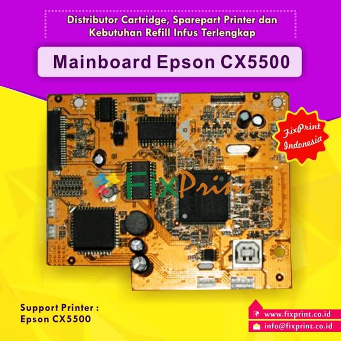 Board Epson CX5500- Mainboard Epson CX 5500- Motherboard CX5500 FPS2601