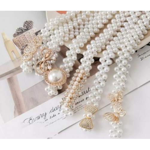 Ikat Pinggang Wanita MUTIARA Korea Fashion Style Women Gesper Cewe Elastis