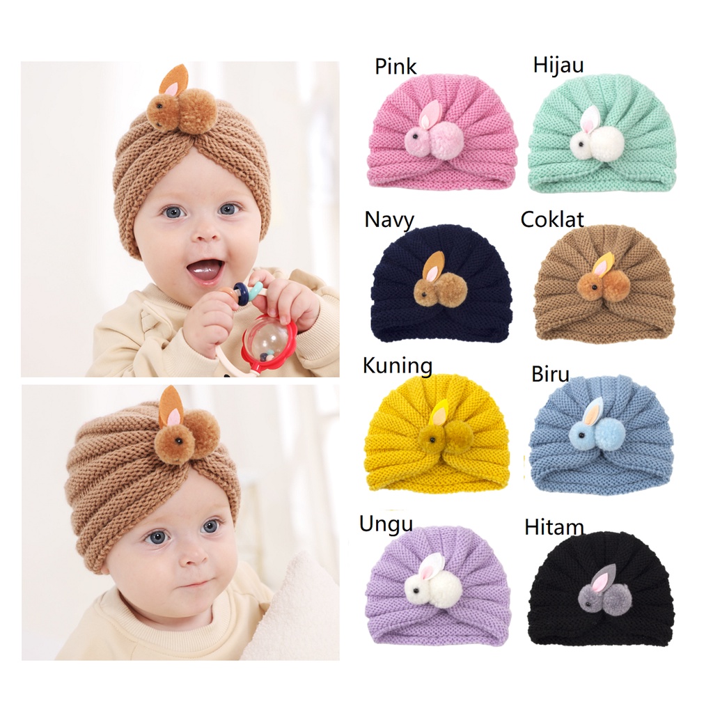 Turban Bayi Anak / Topi Turban Bayi / Turban Bayi Perempuan