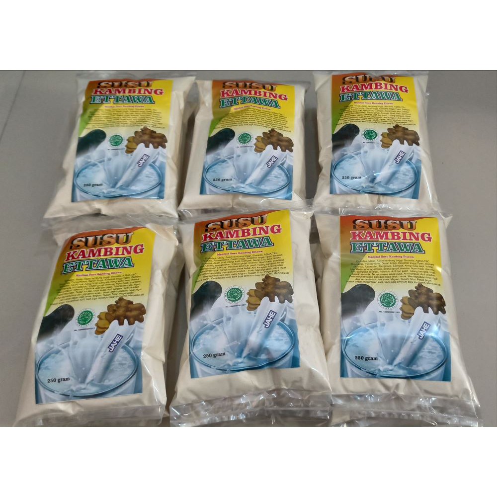 

SUSU KAMBING ETTAWA rasa jahe PEREDA BATUK 250 gram