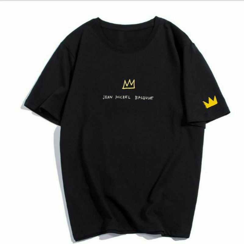 kaos T-SHIRT JMB Jean-Michel Basquiat HITAM