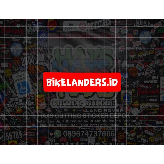 

Cutting Sticker Bikelander.id UkuranPanjang 7 Cm hax55 Ayo Beli