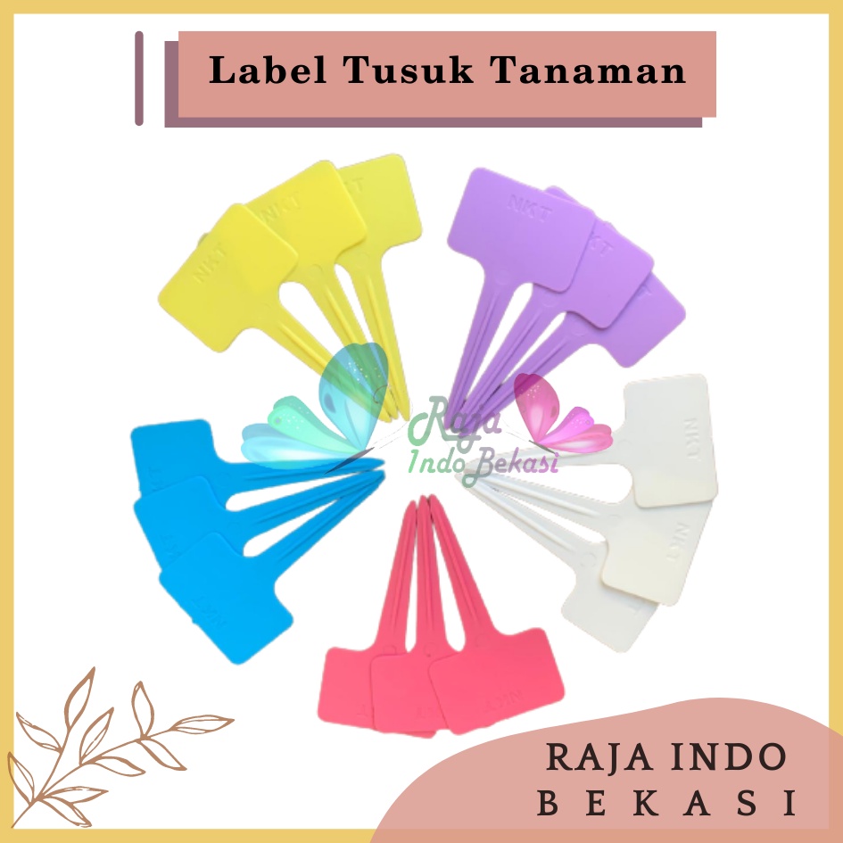 Label Tanaman Tusuk Tancap NKT Name Tag Tanaman Label Tanaman Waterproof Anti Air Tancap Gantung Besar Anggrek Toga Obat 100pcs Name Tag Tanaman Nkt Warna Warni Tebal Penanda Label - PENANDA LABEL NAME TAG TANAMAN HIAS PLANT LABEL MARKER SEMAI BENIH BIBIT