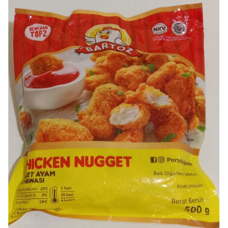 

BARTOZ CHICKEN NUGGET 500 GR