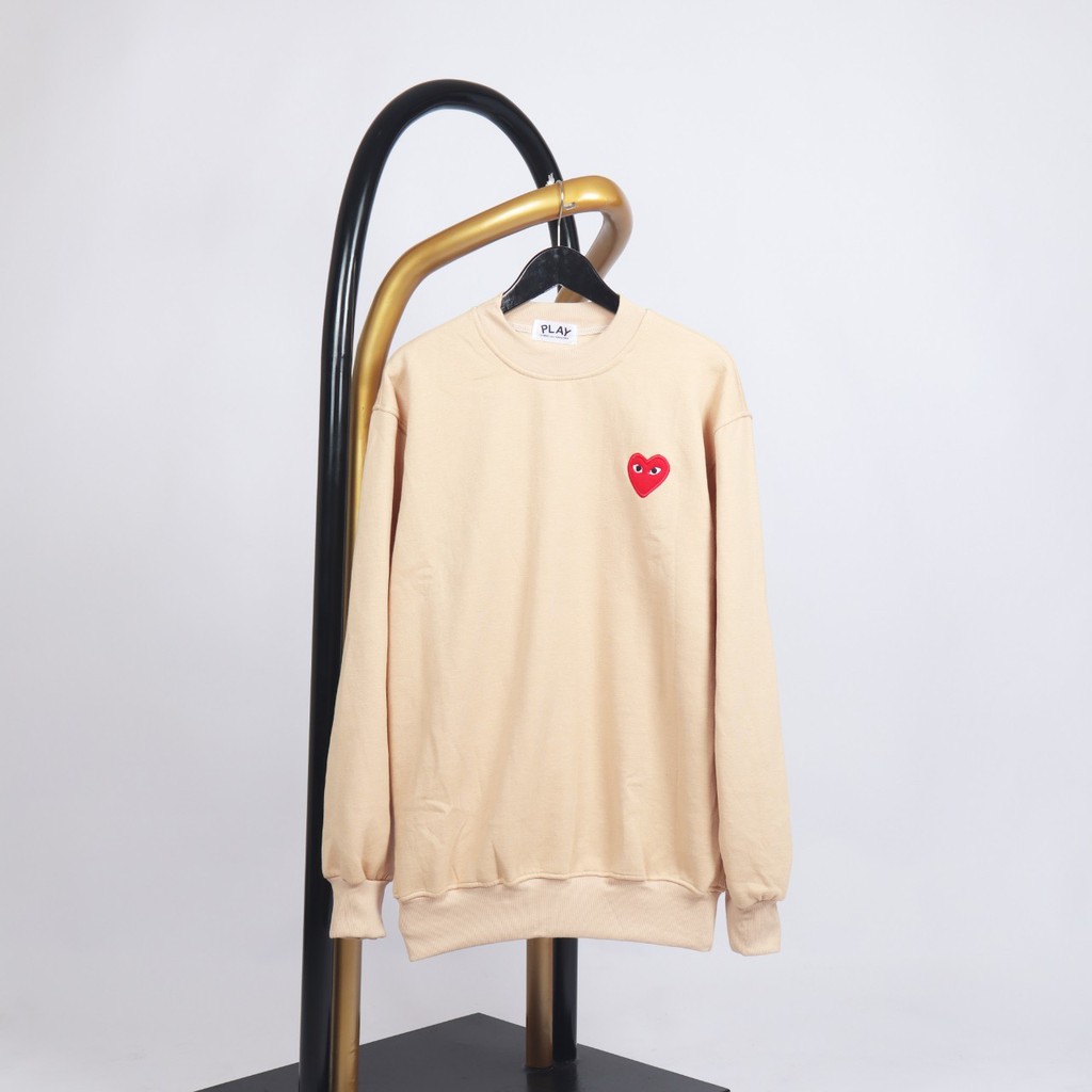 JAKET SWEATER CREWNECK PLAY CDG UNISEX PREMIUM QUALITY