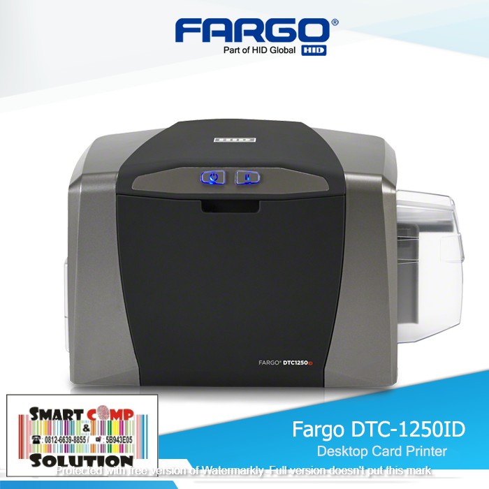 Printer ID Card Fargo DTC1250ID / DTC 1250ID / DTC-1250ID Single Side