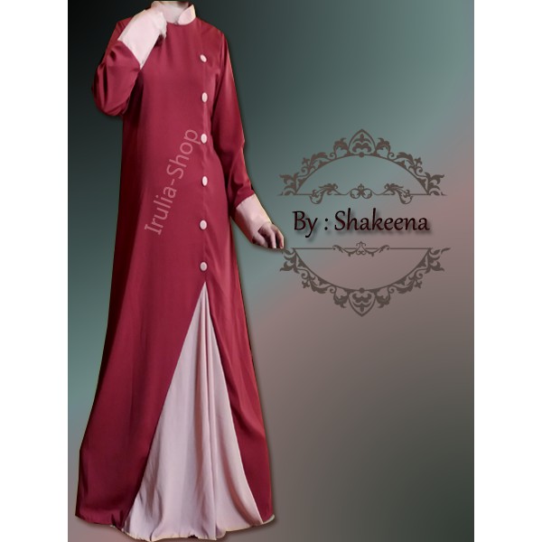 gamis wolfis kombinasi B16