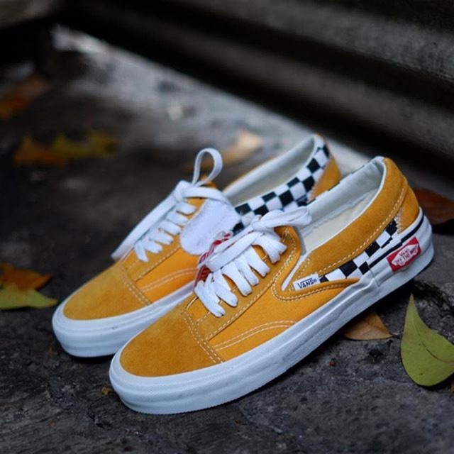 Vans Slip On Cut And Paste Yellow