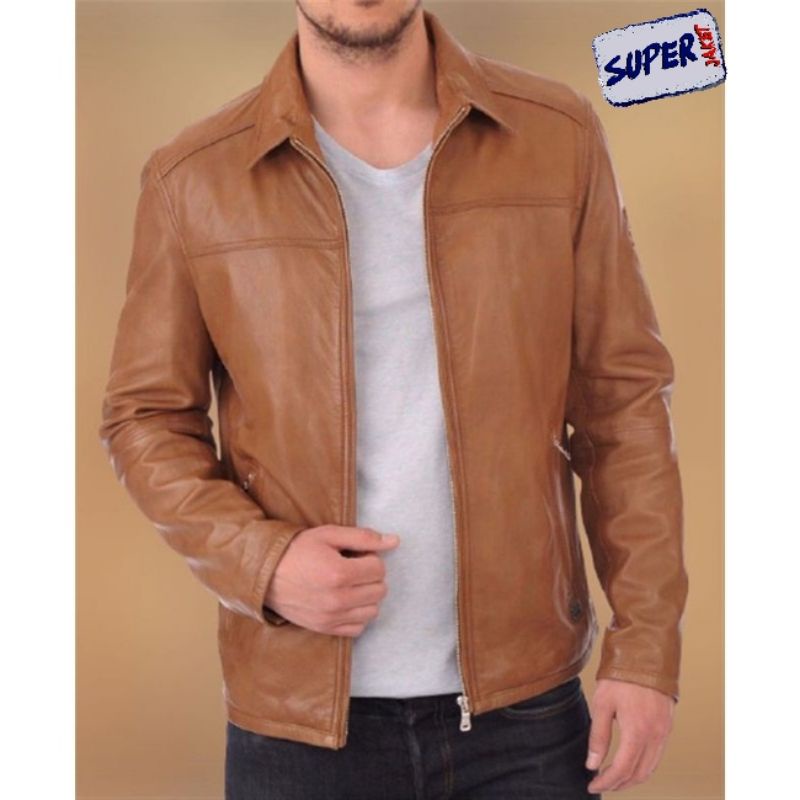 Rekomendasi Jaket Kulit Original Dari kulit Asli domba Garut kualitas Super ( BISA COD / BAYAR DI TE