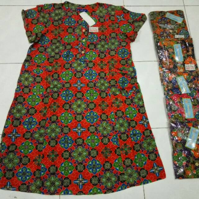 Daster batik jumbo kencana ungu