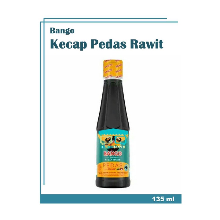 Bango Kecap Manis Pedas Rawit 135 ml Botol Bumbu Masak