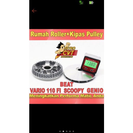 FULL UPGRADE CVT BEAT FI ESP SCOOPY FI ESP GENIO VARIO 110 FI PER CVT RACING