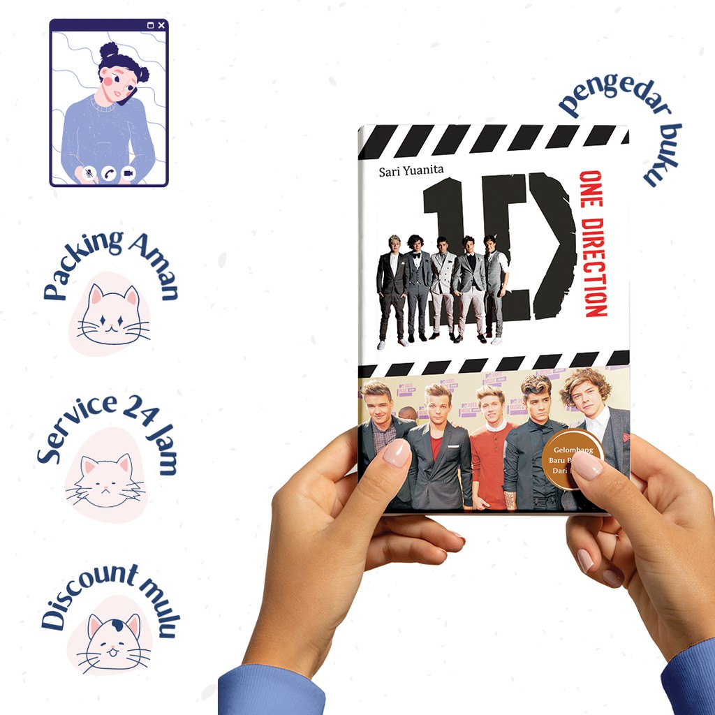8.8 SALE - ONE DIRECTION - BUKU RAHASIA ONE DIRECTION