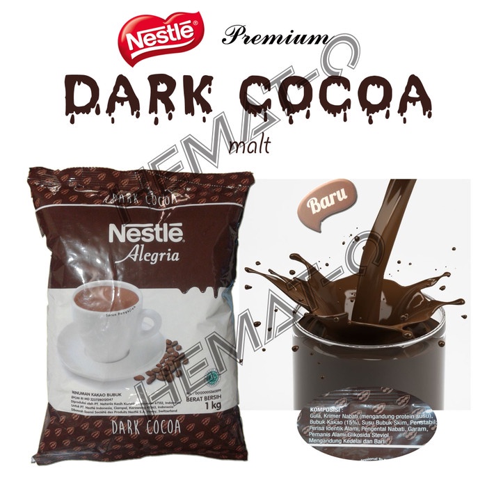 

LAINNYA-KEMASAN-MINUMAN- NESTLE PREMIUM DARK COCOA MALT 0.5KG (DARK COKLAT KENTAL NIKMAT) - DARKCOCOA