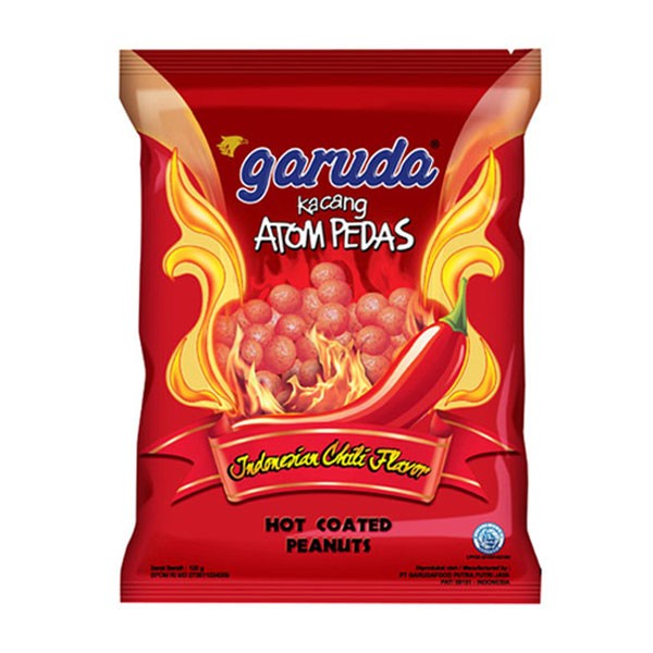 KACANG ATOM PEDAS GARUDA 100GR