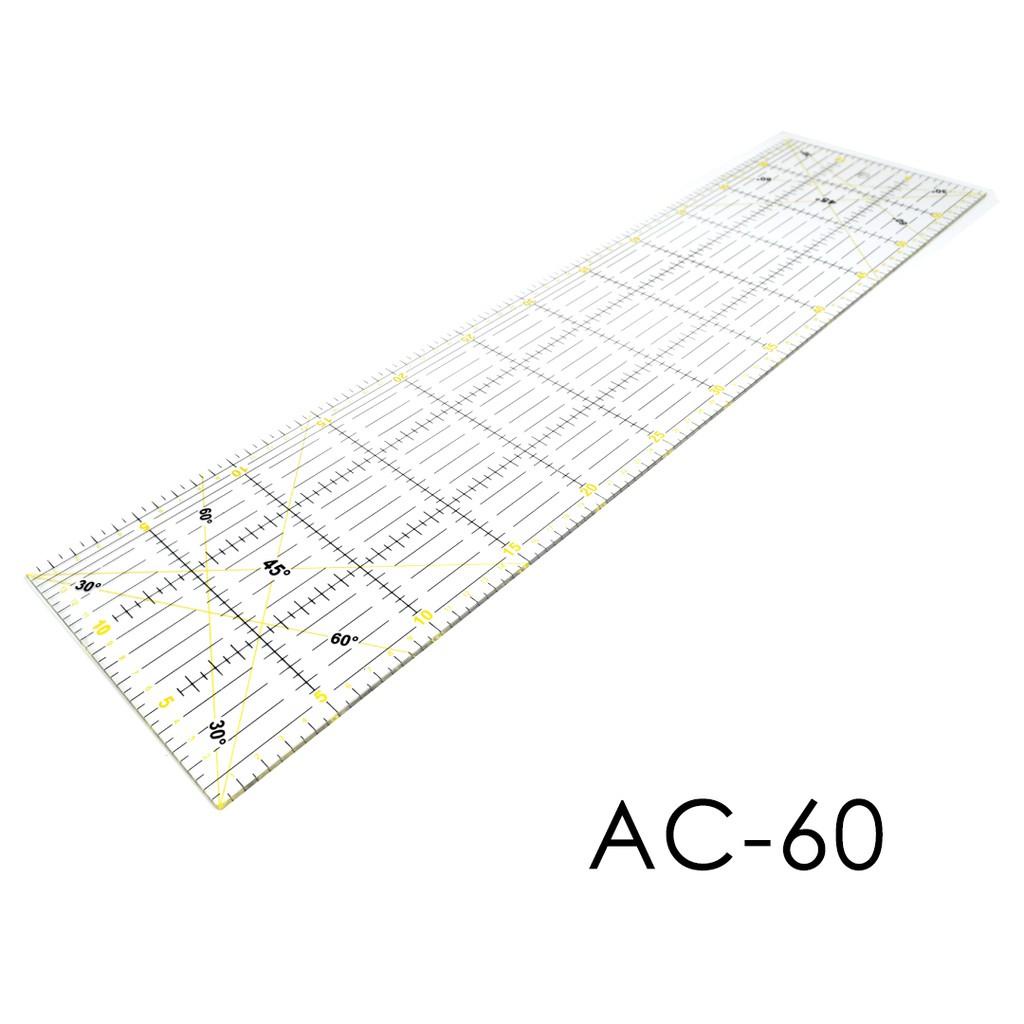

Freya AC-60 Quilting Ruler - Penggaris Jahit Quilting 15cm x 60cm Best Seller