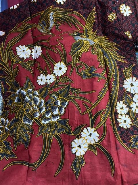 Diskon Bswart Batik Hrb026 Kenongo Hem Pendek Padi Pekalongan M L Xl Batik Pria Murah Modern Grosir