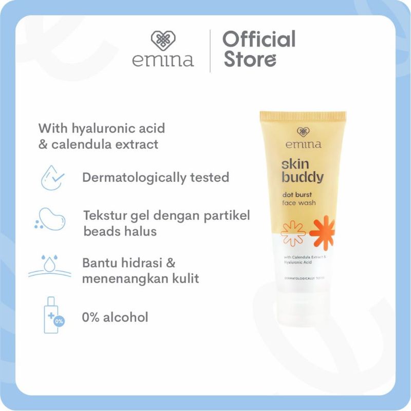 EMINA Skin Buddy Face Wash |Dot Brush | Bubble Up