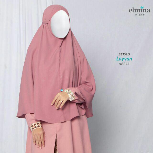 Bergo Layyan Bergo Instan Tali by Elmina Hijab-Apple