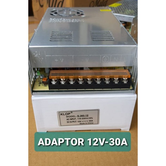 ADAPTOR SWITCHING 12V-30AMPER POWER SUPPLAY 12V 30AMPER KLOP