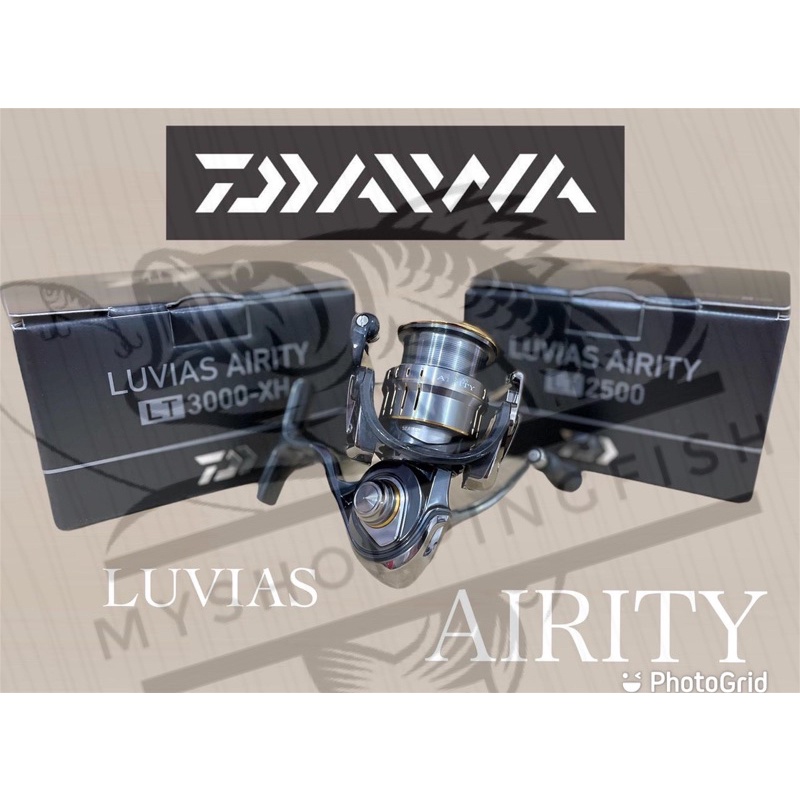 Reel Spinning Daiwa Luvias Airity LT 21 1000S, 2500, 3000-XH, 4000-CXH, 2500-XH