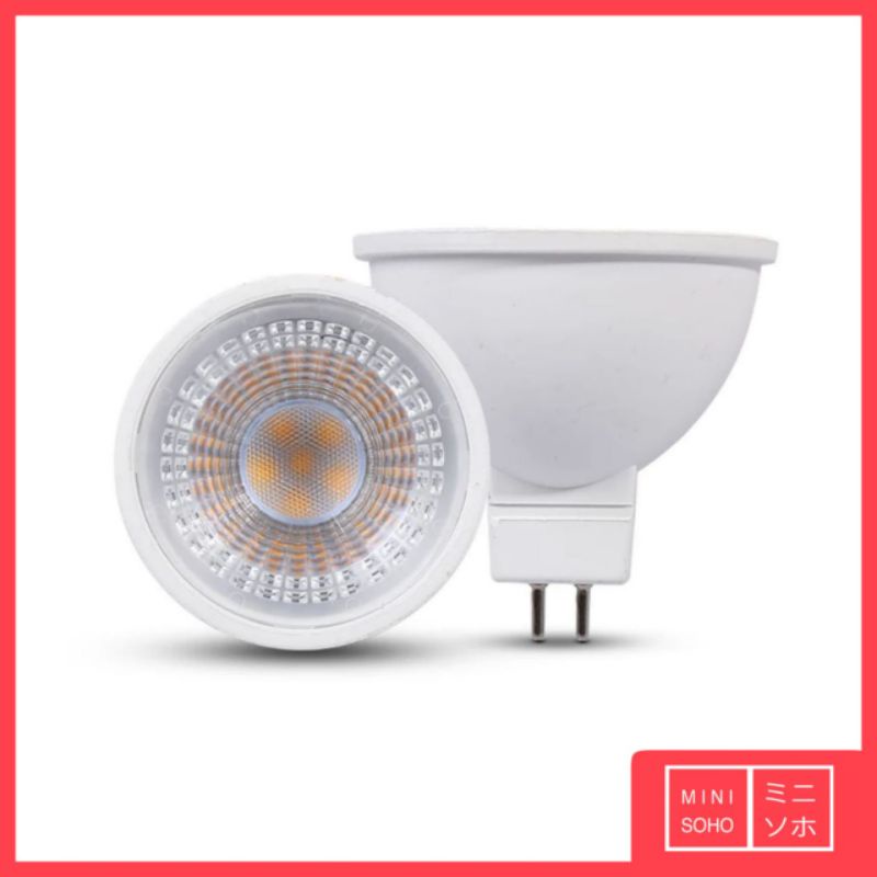 Lampu Halogen LED 6W Watt Spotlight Spot MR16 E27 Tusuk Sorot COB