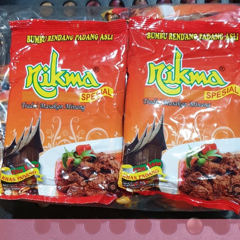 

bumbu rendang padang asli 50gram.