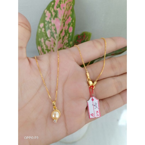kalung rantai italy perak lapis emas 22karat