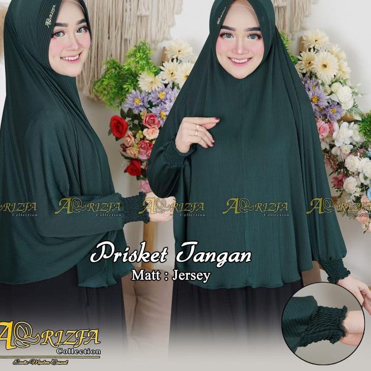"NOR.25Au22ᴺ" JILBAB LENGAN PLISKET/HIJAB TANGAN PLISKET/JILBAB JUMBO/HIJAB SYAR'I ORI AR-RIZFA