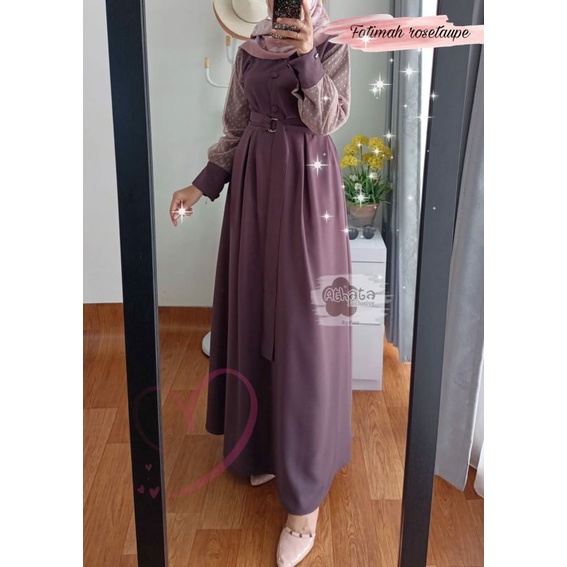 GAMIS FATIMAH MAXY DRESS ONLY BY ATHATA/MAXY DRESS WANITA TERBARU/GAMIS WANITA DRESS ONLY