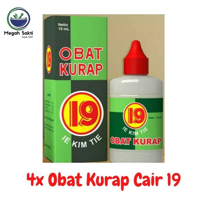 Obat Kurap Cair 19 ( 4 Botol ) - Obat Panu Pengganti Kalpanax