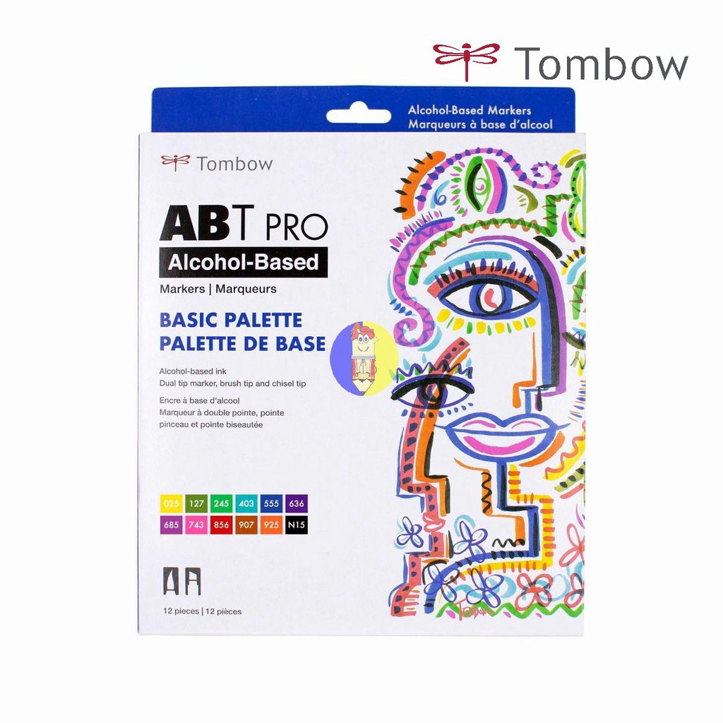 

Tombow dual brush pen ABT PRO Alcohol-Based - Basic Palette
