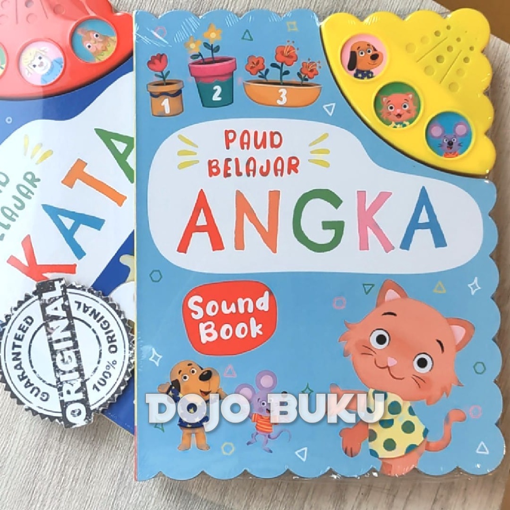 Buku Sound book PAUD Belajar Angka (Bunyi)