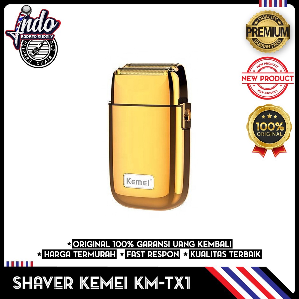 Kemei TX1 shaver profesional full metal / shaver kemei km tx1 Original