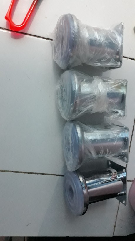 Bonus Skrup Kaki Sofa Meja Lemari Kitchen Nakas Tabung Bulat 8 Cm
