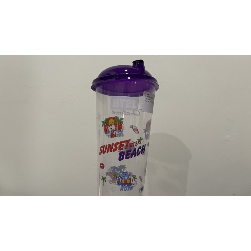 BT21 X CHATIME TUMBLR REUSEABLE RARE BTS BOTOL
