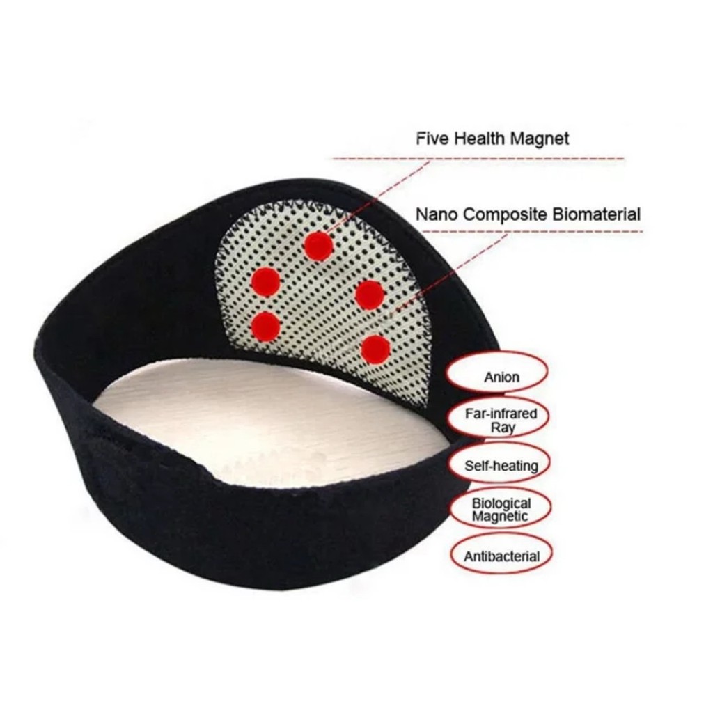 Sabuk Terapi Leher Magnet Terapi Pijat leher nyeri / sabuk pemanas magnet/ Therapy Neck Massager