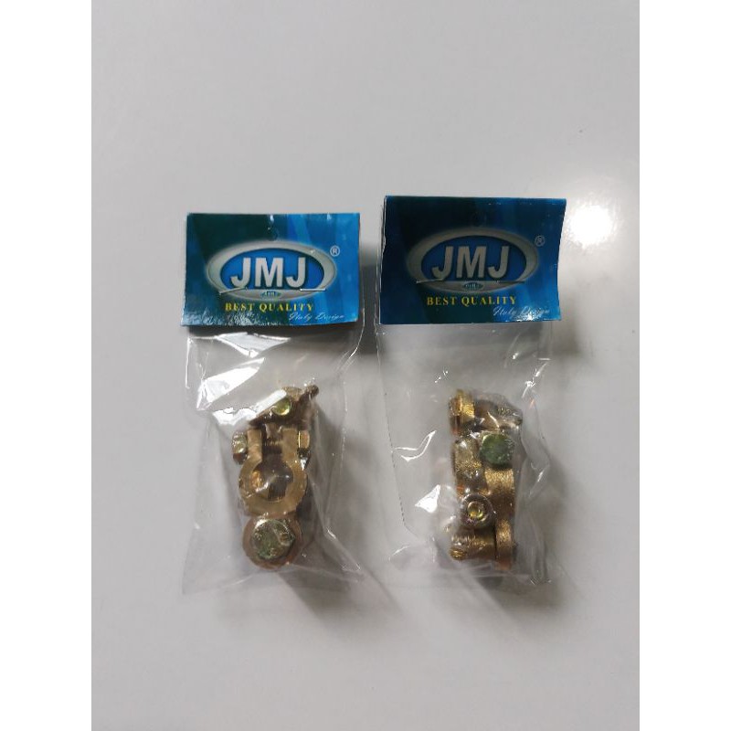 Kepala aki kuningan kecil (+-) Terminal aki mobil JMJ