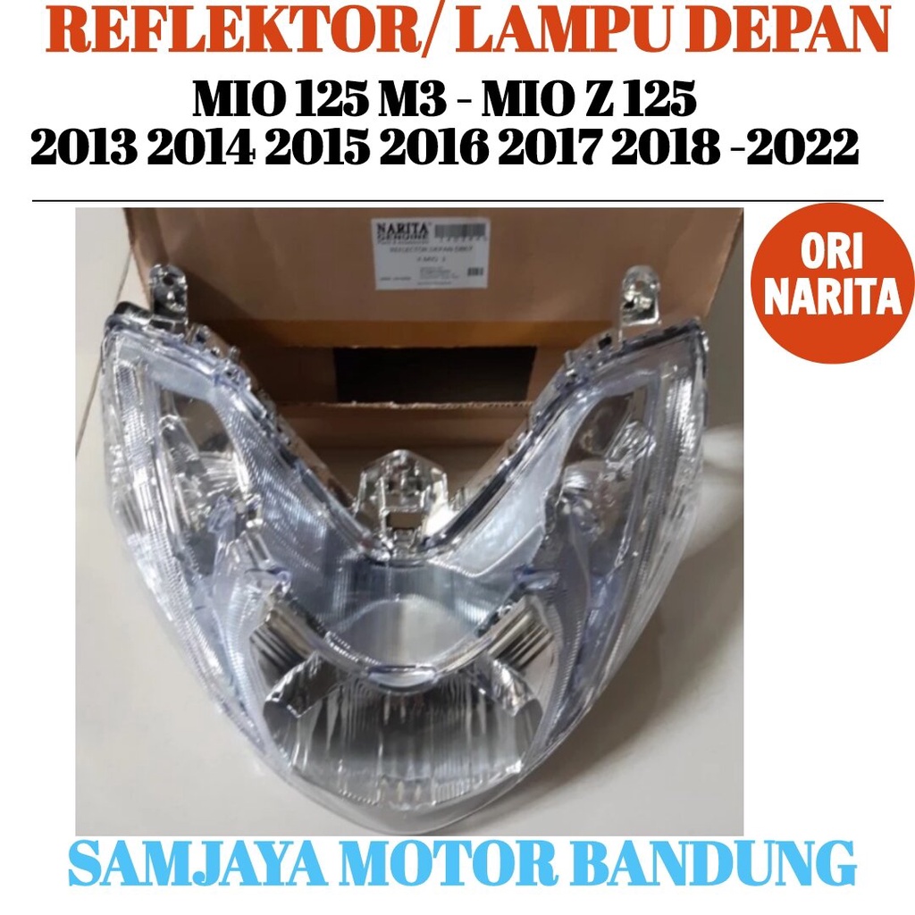 Reflektor/ Refektor Lampu Depan Mio 125 M3 -MIO 125 Z 2014 2015 2016 2017 -Reflektor  Set Assy  Komp