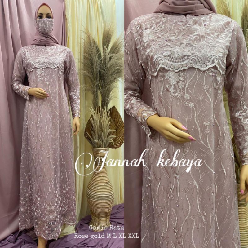 kebaya gamis modern/ gamis wisuda