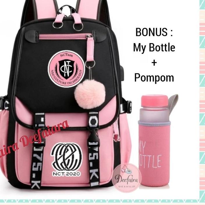 ✷ Tas Backpack Wanita Tas Sekolah Anak Perempuan NCT ●