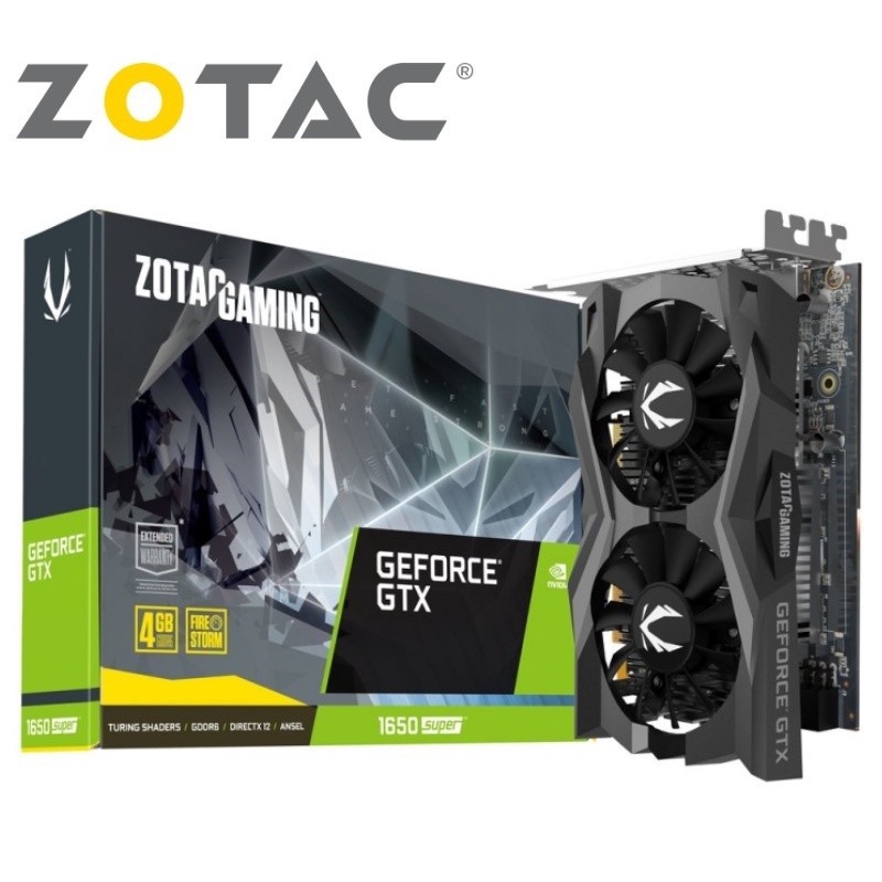 Zotac GeForce GTX 1650 SUPER 4GB DDR6 Twin Fan GTX1650 SUPER GTX-1650 NEW
