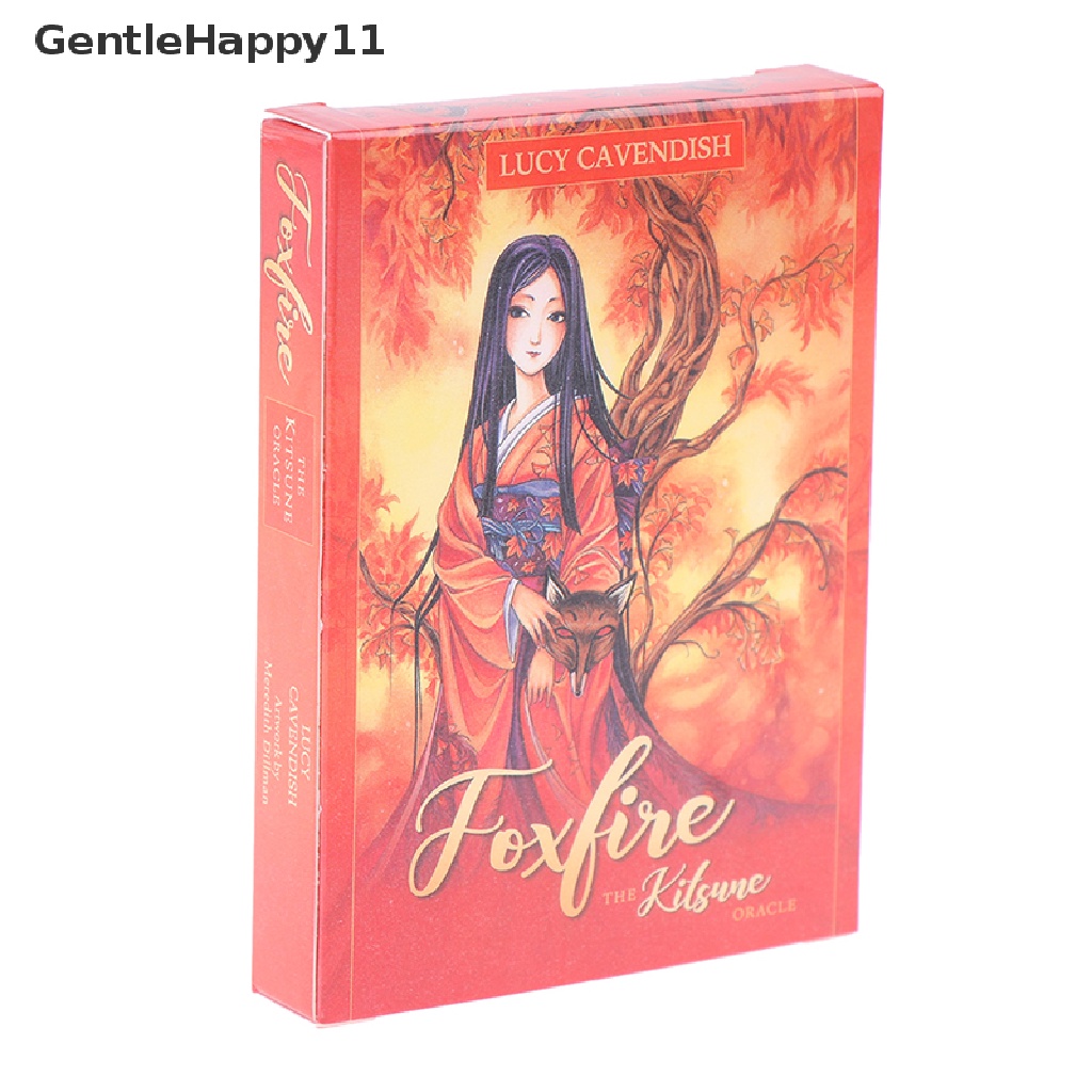 Gentlehappy 1Box Foxfire Kartu Oracle Tarot Ramalan Ramalan Deck Party Board Game Tarot