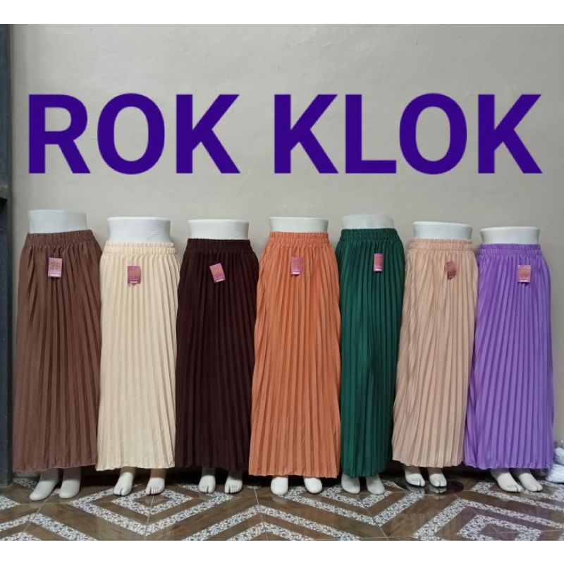 [Farha] ROK PLISKET PREMIUM PANJANG MAYUNG REMPEL BESAR ROK KLOK BAHAN HYGET PREMIUM TERMURAH