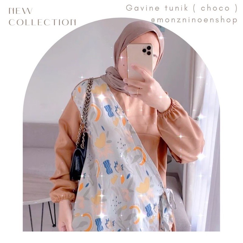 GAVINE TUNIK MONZNINOEN COUPLE MOM &amp; BABY